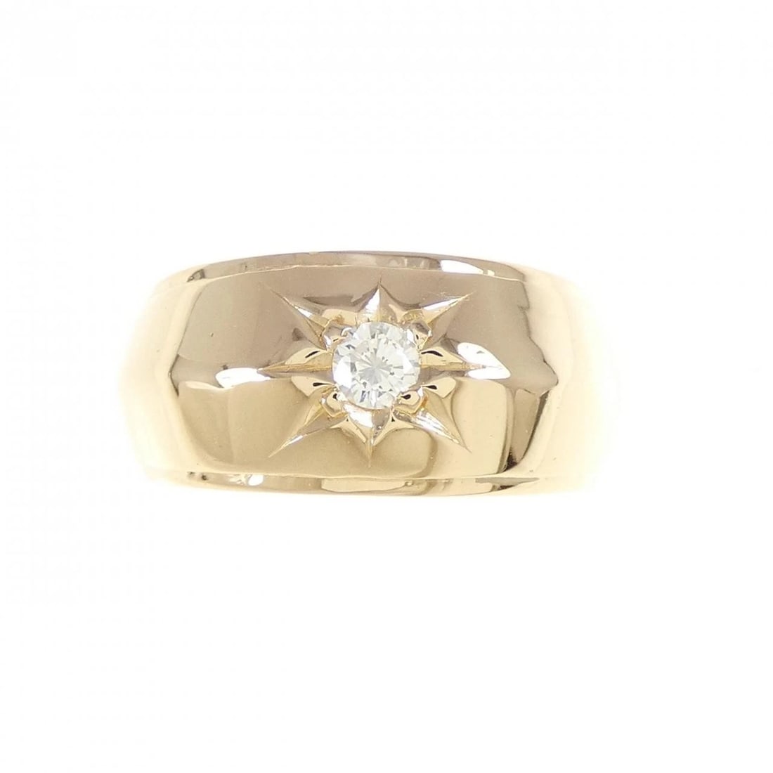 K18YG DIAMOND RING - 2