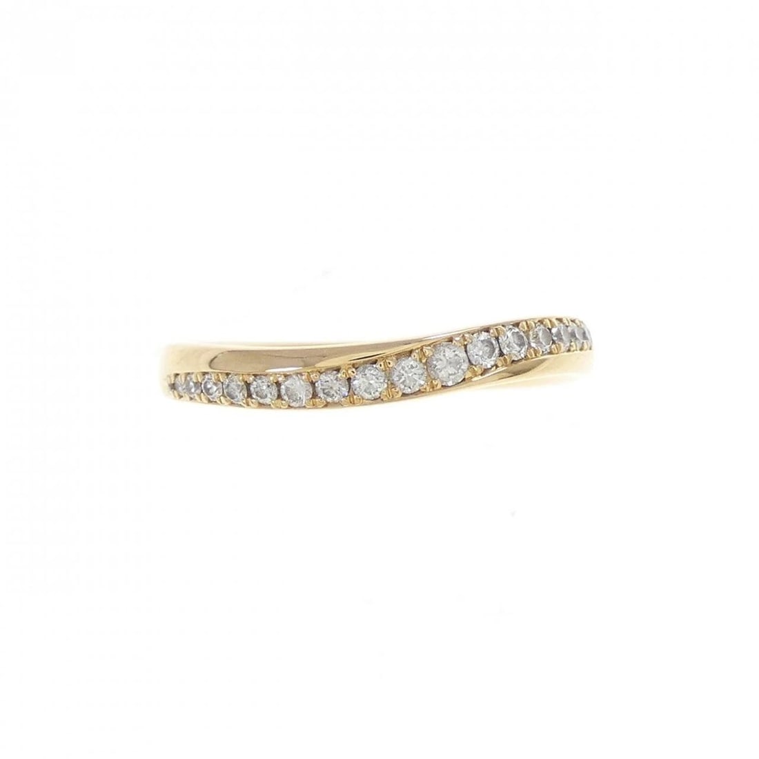 K18YG DIAMOND RING: K18YG Diamond Ring Brand: Unbranded Type/Style: Diamond Ring Material: K18 yellow gold, Main Stone/Creation Natural Color: Yellow Gold Size: US 5 Accessories: None Accessories Notice: When purchasing