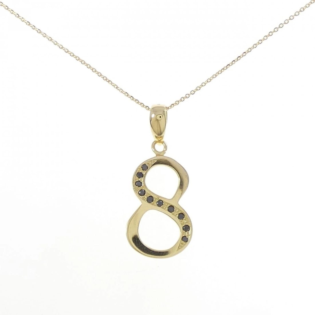 K18YG DIAMOND NECKLACE: K18YG Diamond Necklace Brand: Unbranded Type/Style: Diamond Necklace Material: 18K Yellow Gold, Main Stone/Creation Natural Color: Yellow Gold Size: Actual Size Pendant length approx. x width
