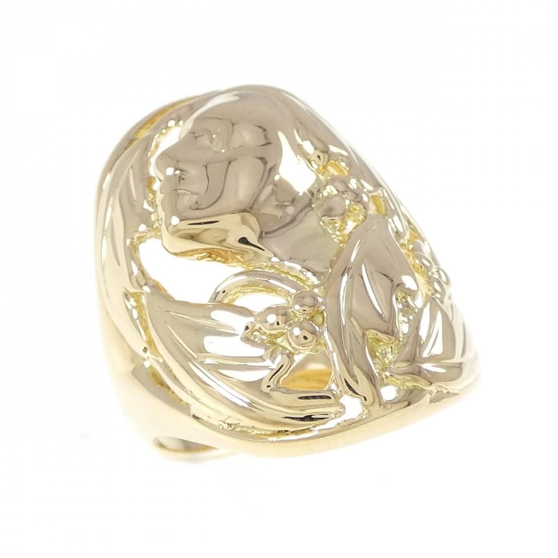 K18YG RING: K18YG ring Brand: Unbranded Type/Style: Ring Material: 18K Yellow Gold, Color: Yellow Gold Size: US 6 1/2 Accessories: None Accessories Notice: When purchasing pre-owned goods, please refer to the
