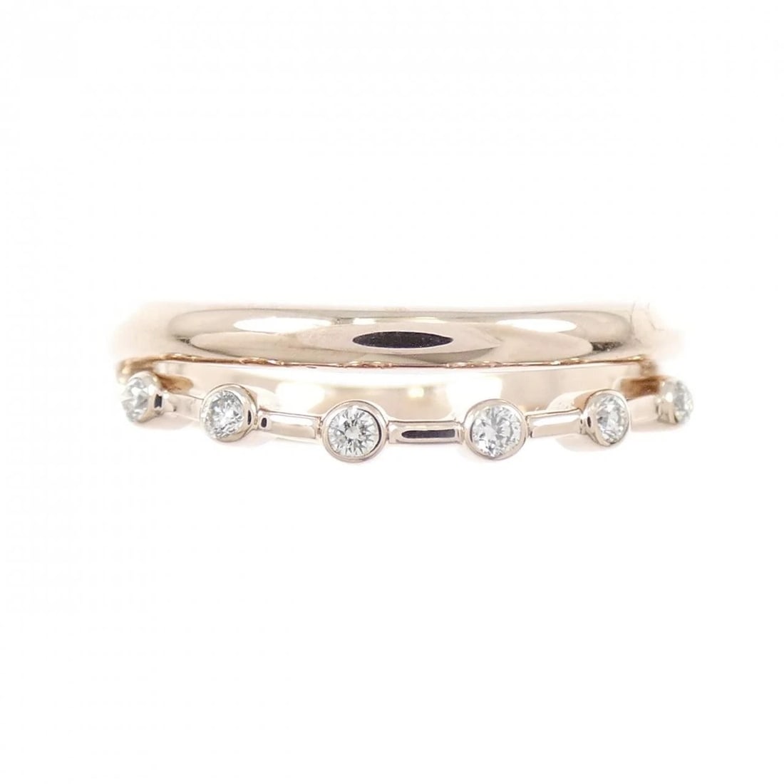 K18PG DIAMOND RING - 2