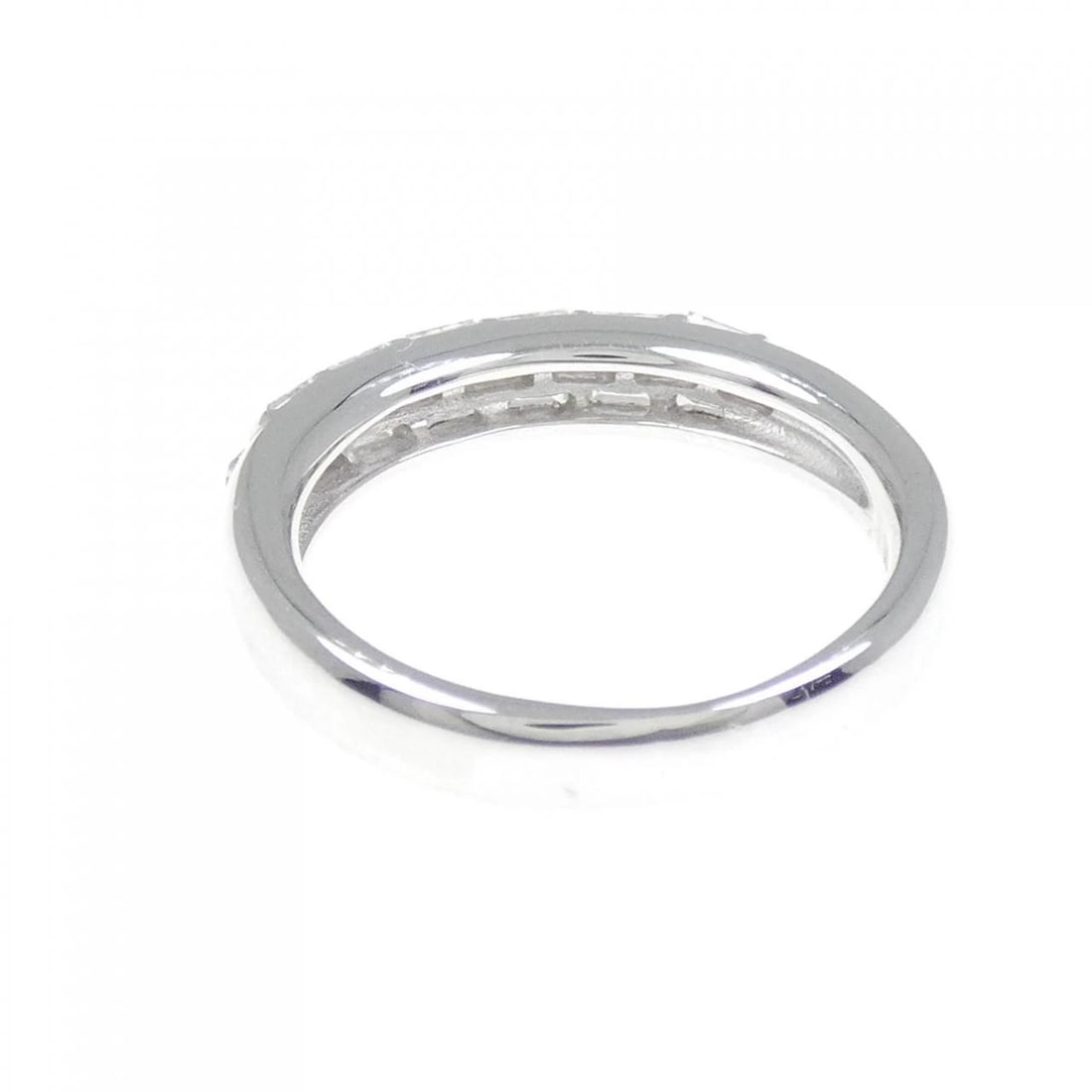 K18WG DIAMOND RING - 2