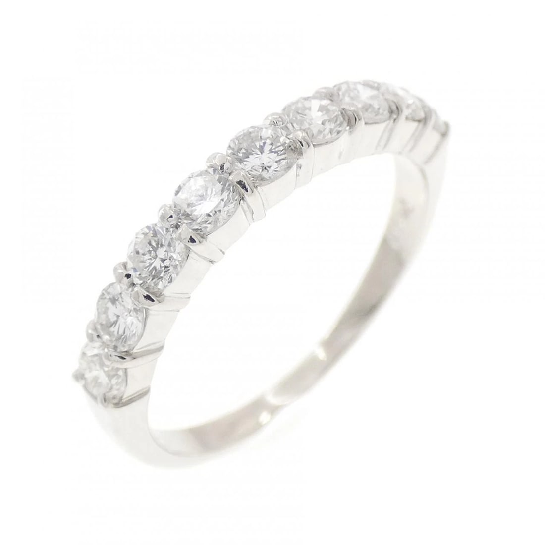 PT900 DIAMOND RING: PT900 Diamond Ring Brand: Unbranded Type/Style: Diamond Ring Material: PT900, Main Stone/Creation Natural Color: Silver Size: US 6 1/4 Accessories: None Accessories Notice: When purchasing pre-owned