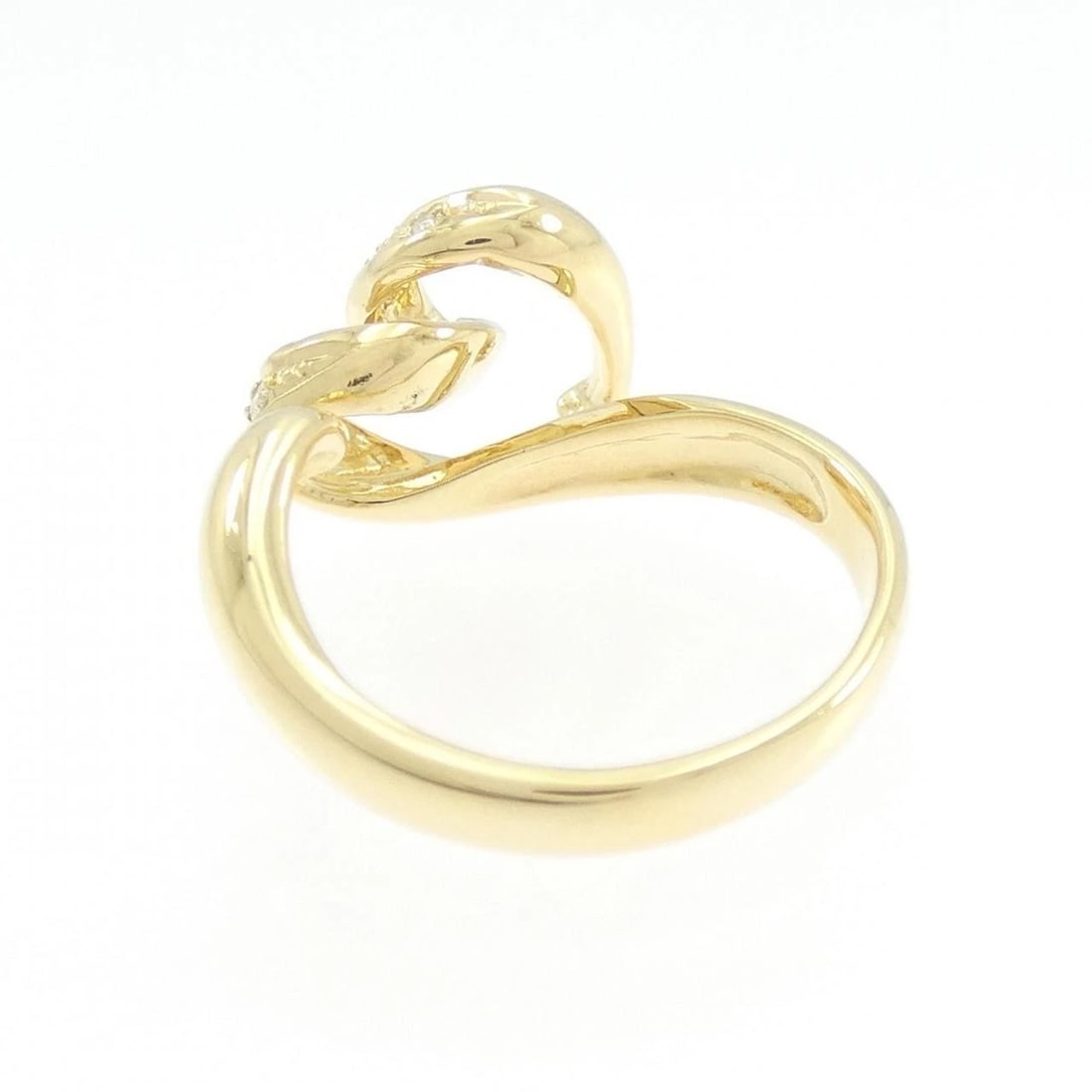 K18YG DIAMOND RING - 3