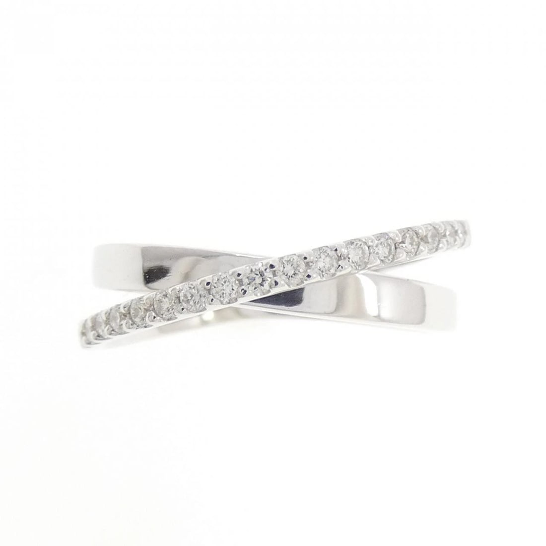 K18WG DIAMOND RING: K18WG Diamond Ring Brand: Unbranded Type/Style: Diamond Ring Material: K18WG, Color: White Gold Size: US 5 Accessories: None Accessories Notice: When purchasing pre-owned goods, please refer to the