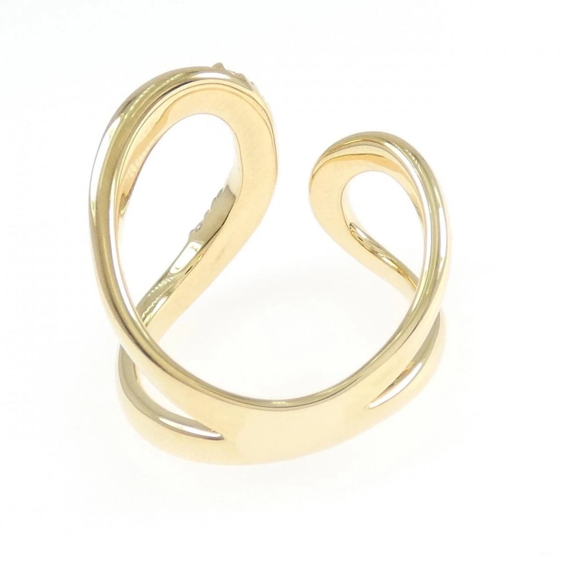 K18YG DIAMOND RING - 2