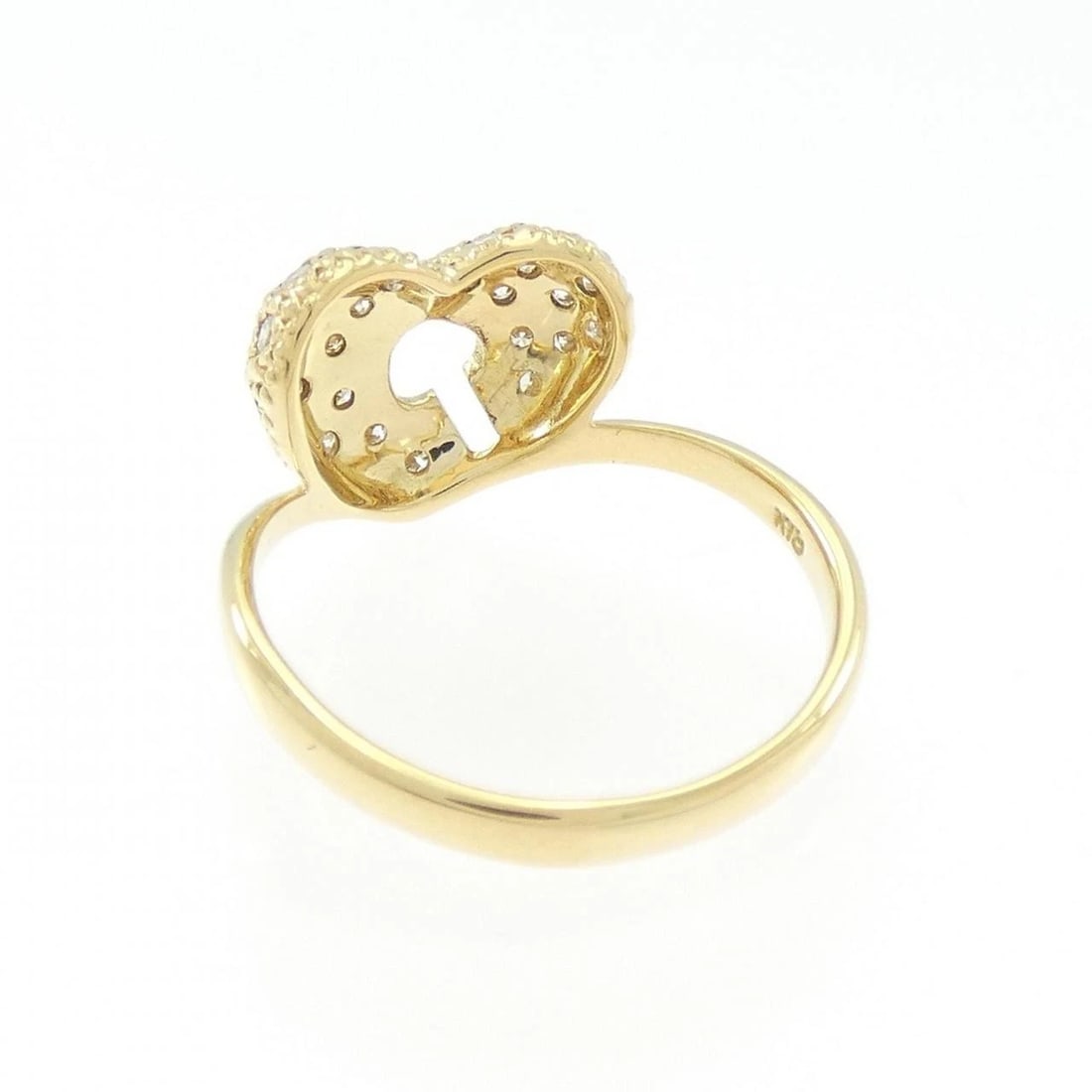 K18YG DIAMOND RING - 3