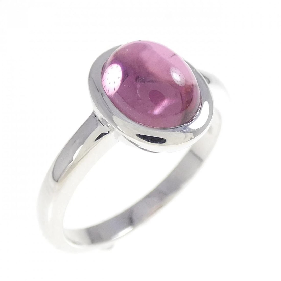 K18WG TOURMALINE RING: K18WG Tourmaline Ring Brand: Unbranded Type/Style: Tourmaline Ring Material: 18k White Gold, Main Stone/Creation Tourmaline Color: White Gold Size: US 7 Accessories: None Accessories Notice: When
