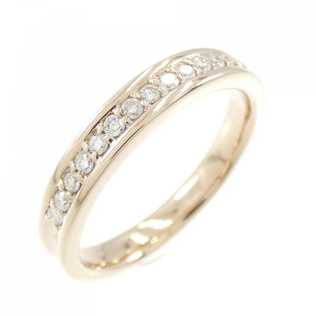 K18PG DIAMOND RING: K18PG diamond ring Brand: Unbranded Type/Style: Diamond Ring Material: K18PG, Main Stone/Creation Natural Color: Pink Gold Size: US 6 Accessories: None Accessories Notice: When purchasing