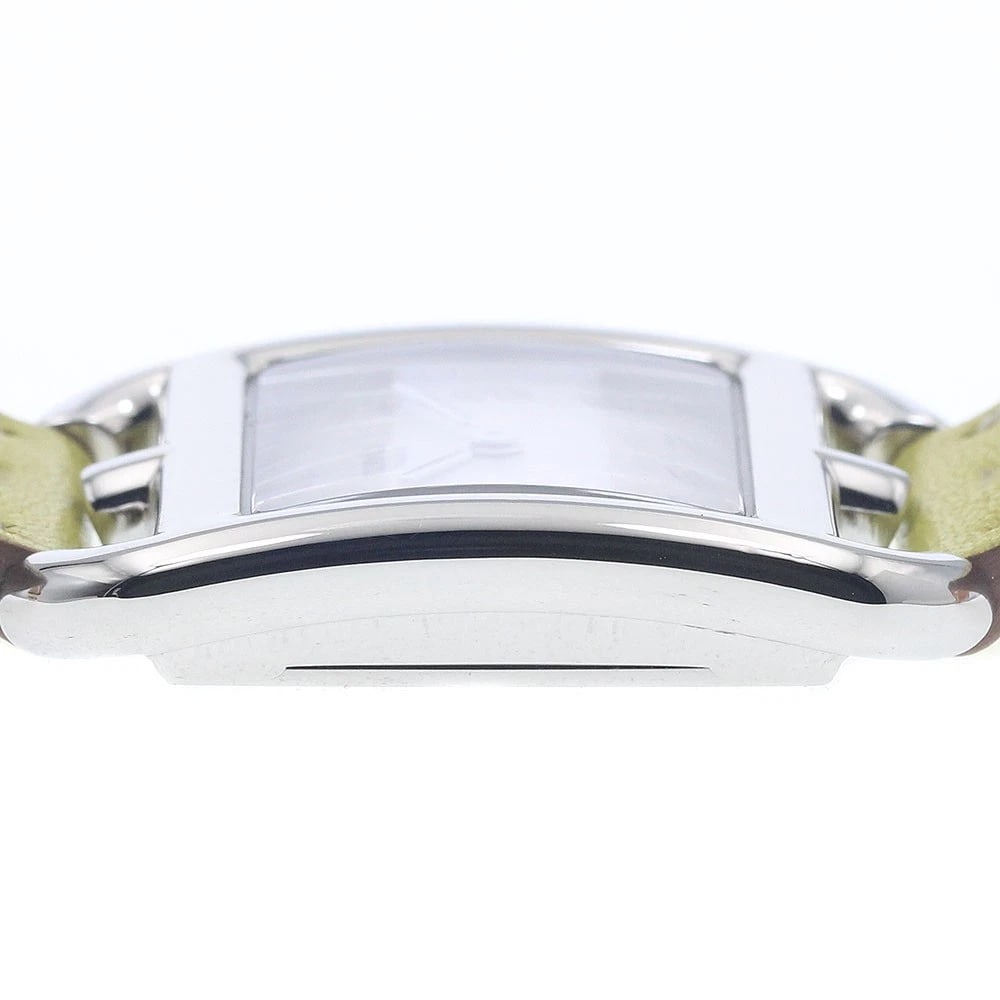 HERMES CAPE COD SILVER DIAL QUARTZ WATCH - 4