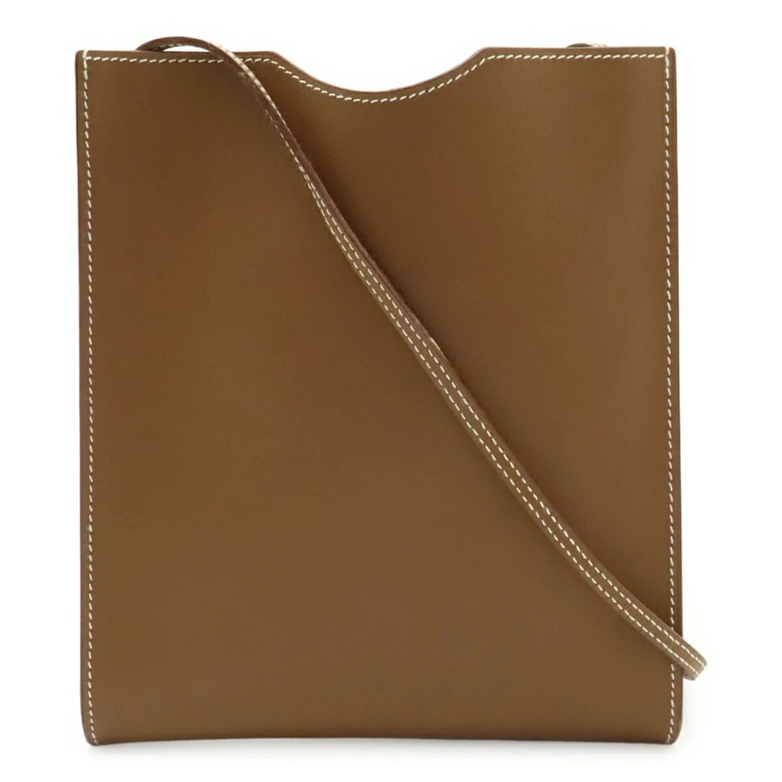 HERMES HERMES ONIMETOU SHOULDER BAG POCHETTE LEATHER BROWN: HERMES Hermes Onimetou Shoulder Bag Pochette Leather Brown Brand: Hermes Type/Style: Pochette, Shoulder bag Material: Leather Color: Brown Size: (HxWxD) 19cm x 16.5cm x 2cm / 7.48'' x 6.49'' x 0.78'' 