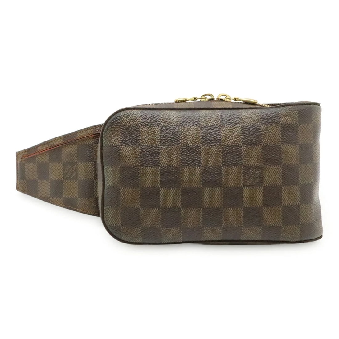 LOUIS VUITTON DAMIER GERONIMOS BAG, BODY SHOULDER WAIST POUCH: LOUIS VUITTON Damier Geronimos Bag, Body Shoulder Waist Pouch Brand: Louis Vuitton Type/Style: Pouch, Shoulder bag, Sling bag Material: PVC , Coated canvas , Damier Canvas Color: Brown Size: (HxWxD) 1