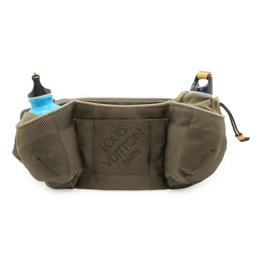 LOUIS VUITTON DAMIER GEANT CEINTURE JOGGING WAIST BAG BODY: LOUIS VUITTON Damier Geant Ceinture Jogging Waist Bag Body Brand: Louis Vuitton Type/Style: Fanny pack Material: Damier Geant Color: Earth Size: (HxWxD) 15cm x 25cm / 5.9'' x 9.84'' Accessories: None