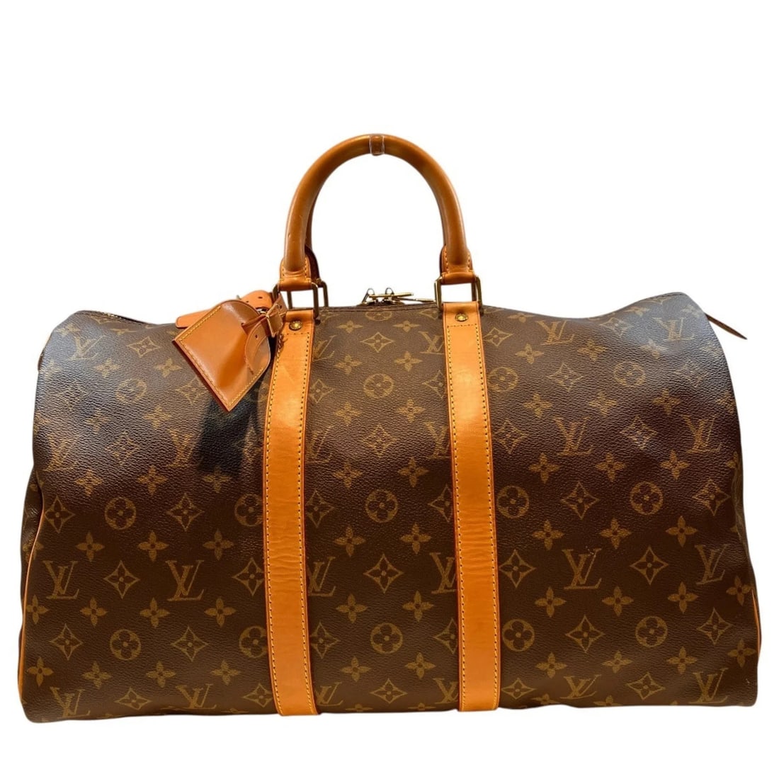 LOUIS VUITTON KEEPALL 45 BOSTON BAG, MONOGRAM CANVAS (1 of 3)