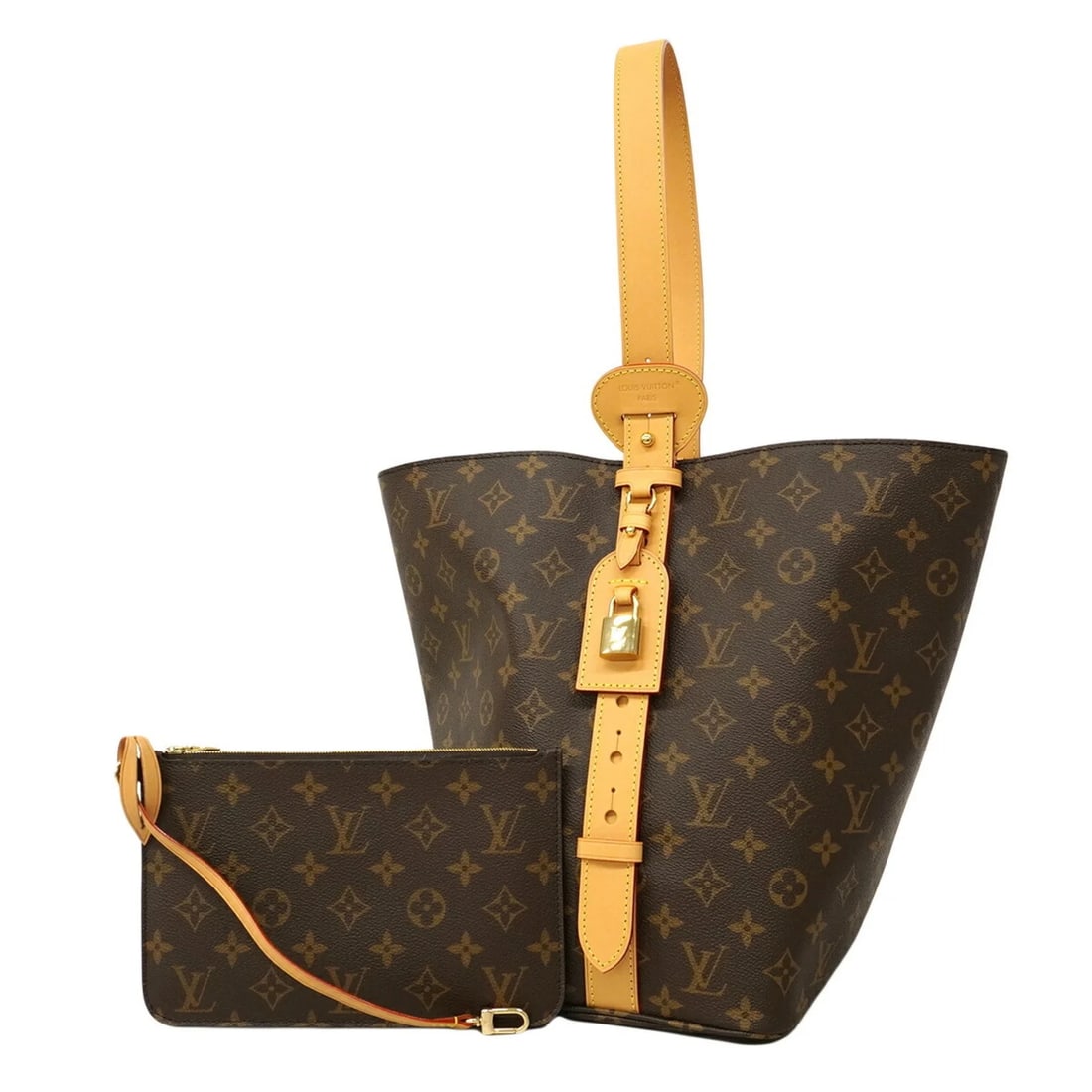 LOUIS VUITTON MONOGRAM ALL-IN GM SHOULDER BAG BROWN: Louis Vuitton Monogram All-in GM Shoulder Bag Brown Brand: Louis Vuitton Type/Style: Shoulder bag Material: None Color: Brown Size: (HxWxD)30cm x 17cm x 25.5cm / 11.81'' x 6.69'' x 10.03'' Accesso