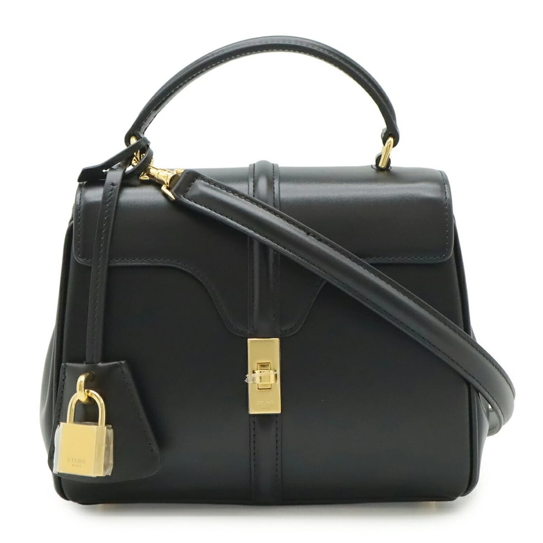 CELINE MINI 16 SEIZE ONE-HANDLE HANDBAG SHOULDER BAG CALFSKIN (1 of 5)