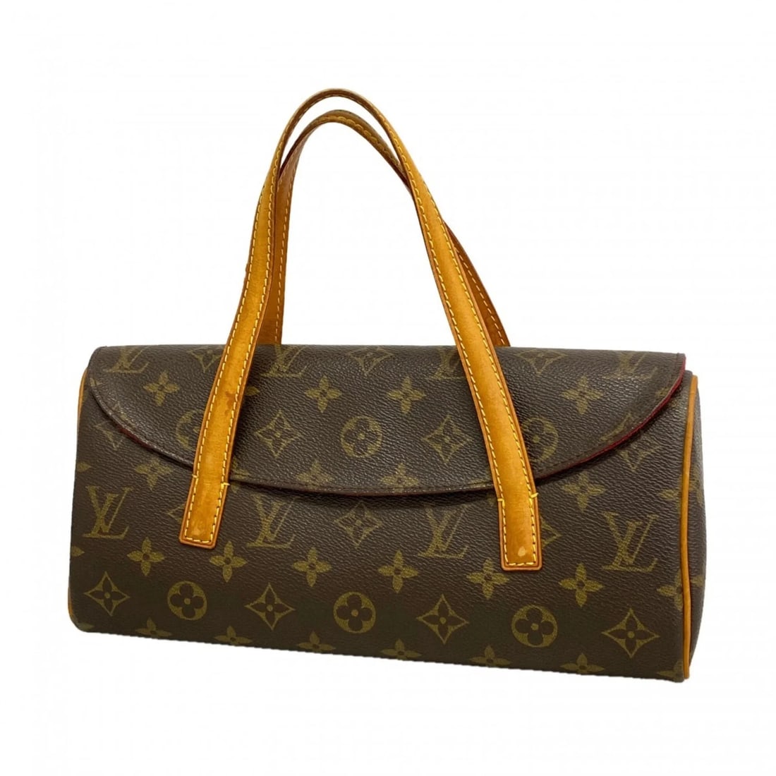 LOUIS VUITTON MONOGRAM SONATINE HANDBAG BROWN: Louis Vuitton Monogram Sonatine Handbag Brown Brand: Louis Vuitton Type/Style: Handbag Material: None Color: Brown Size: (HxWxD)15cm x 28.5cm x 5cm / 5.9'' x 11.22'' x 1.96'' Accessories: None