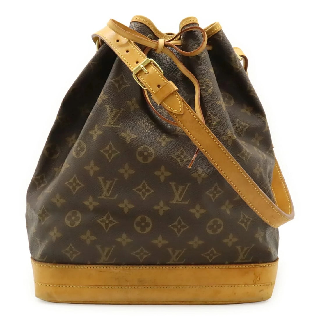 LOUIS VUITTON MONOGRAM NOE SHOULDER BAG: LOUIS VUITTON Monogram Noe Shoulder Bag Brand: Louis Vuitton Type/Style: Shoulder bag Material: Monogram Color: Brown Size: (HxWxD)34.5cm x 26cm x 19cm / 13.58'' x 10.23'' x 7.48'' Accessories: No
