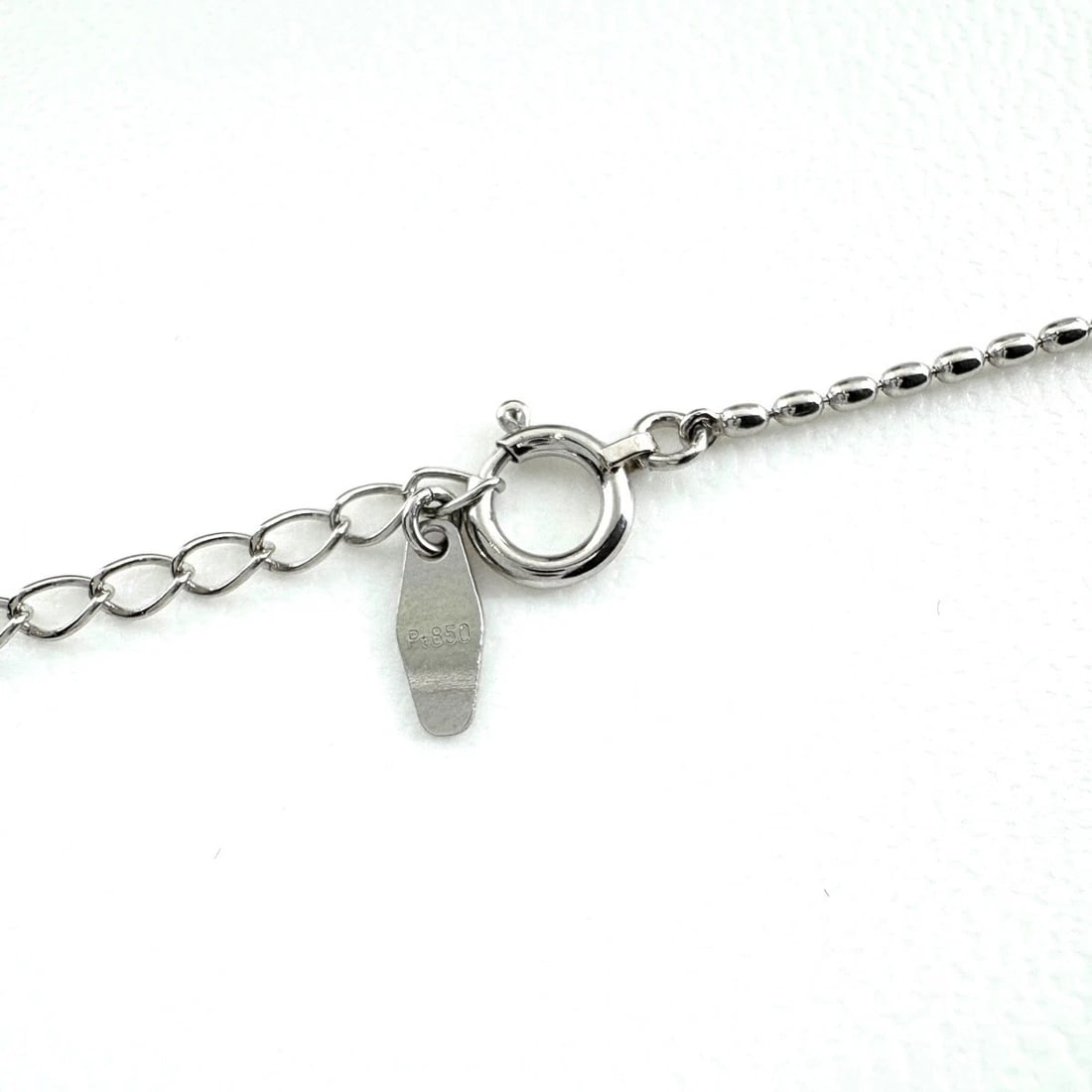 RUBY DESIGN NECKLACE PLATINUM PENDANT - 4
