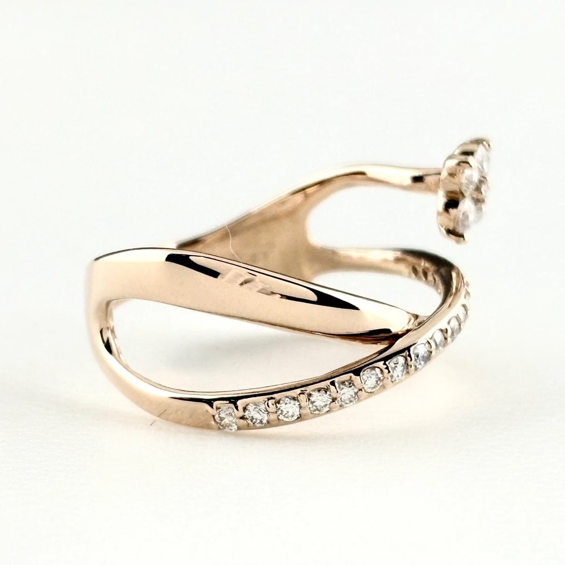 MELEE DIAMOND DESIGN RING - 2