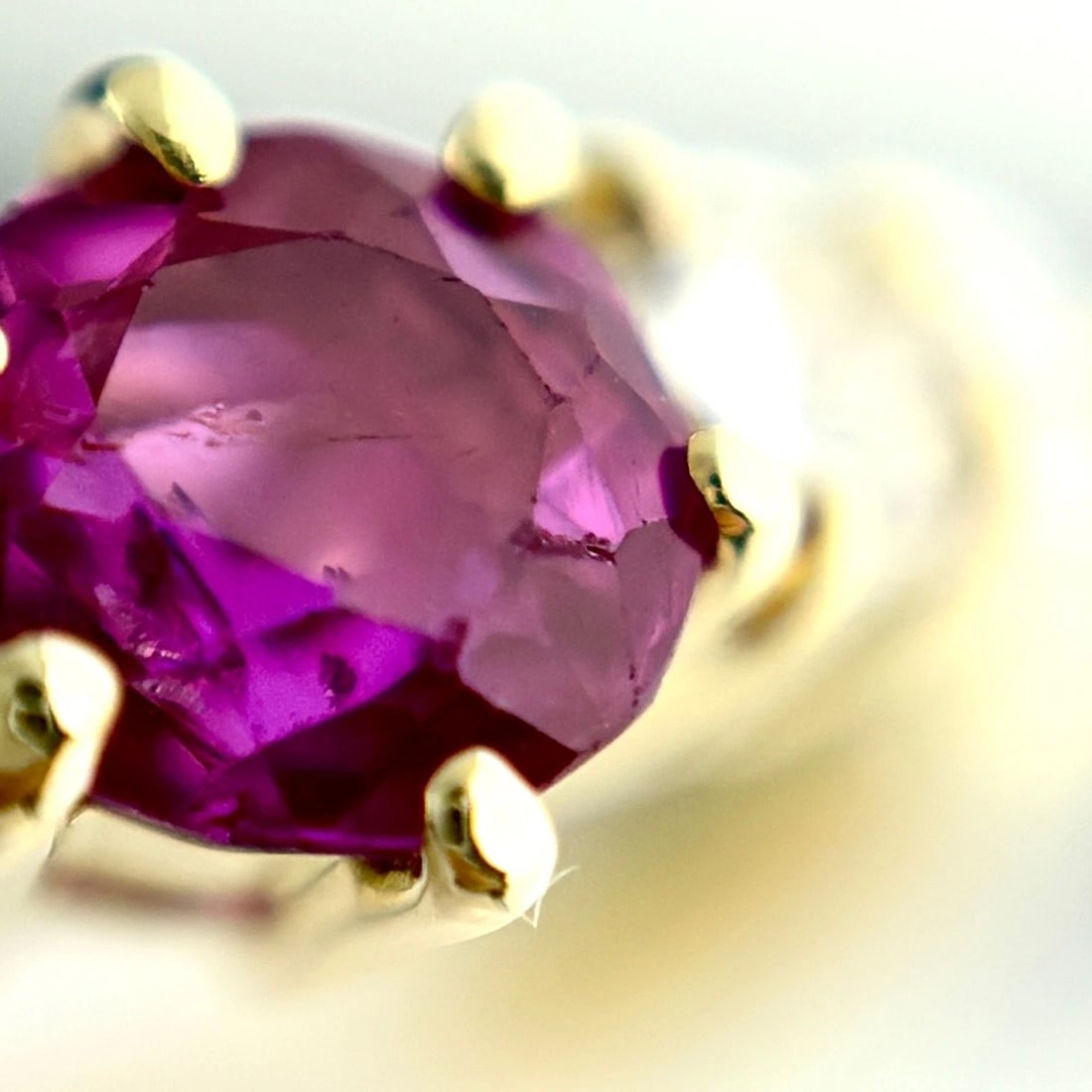 RUBY DESIGN RING YELLOWGOLD RING - 3