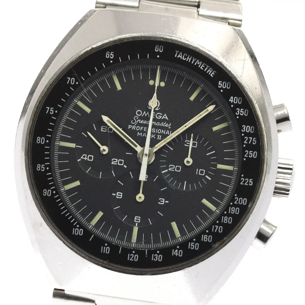 OMEGA SPEEDMASTER PROFESSIONAL WATCH: OMEGA Speedmaster Professional Watch Brand: OMEGA Type/Style: Wristwatch Material: Band Material Stainless Steel, Case Material Stainless Steel Color: Dial Color black Band Color Silver Case Color