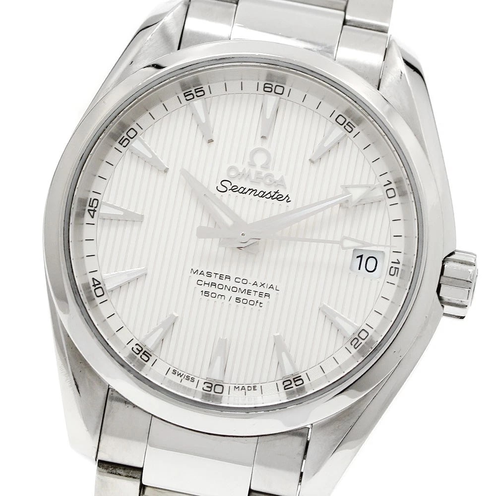 OMEGA SEAMASTER AQUA TERRA MASTER COAXIAL WATCH: OMEGA Seamaster Aqua Terra Master Coaxial Watch Brand: OMEGA Type/Style: Wristwatch Material: Band Material Stainless Steel, Case Material Stainless Steel Color: Dial Color Silver Band Color Silver