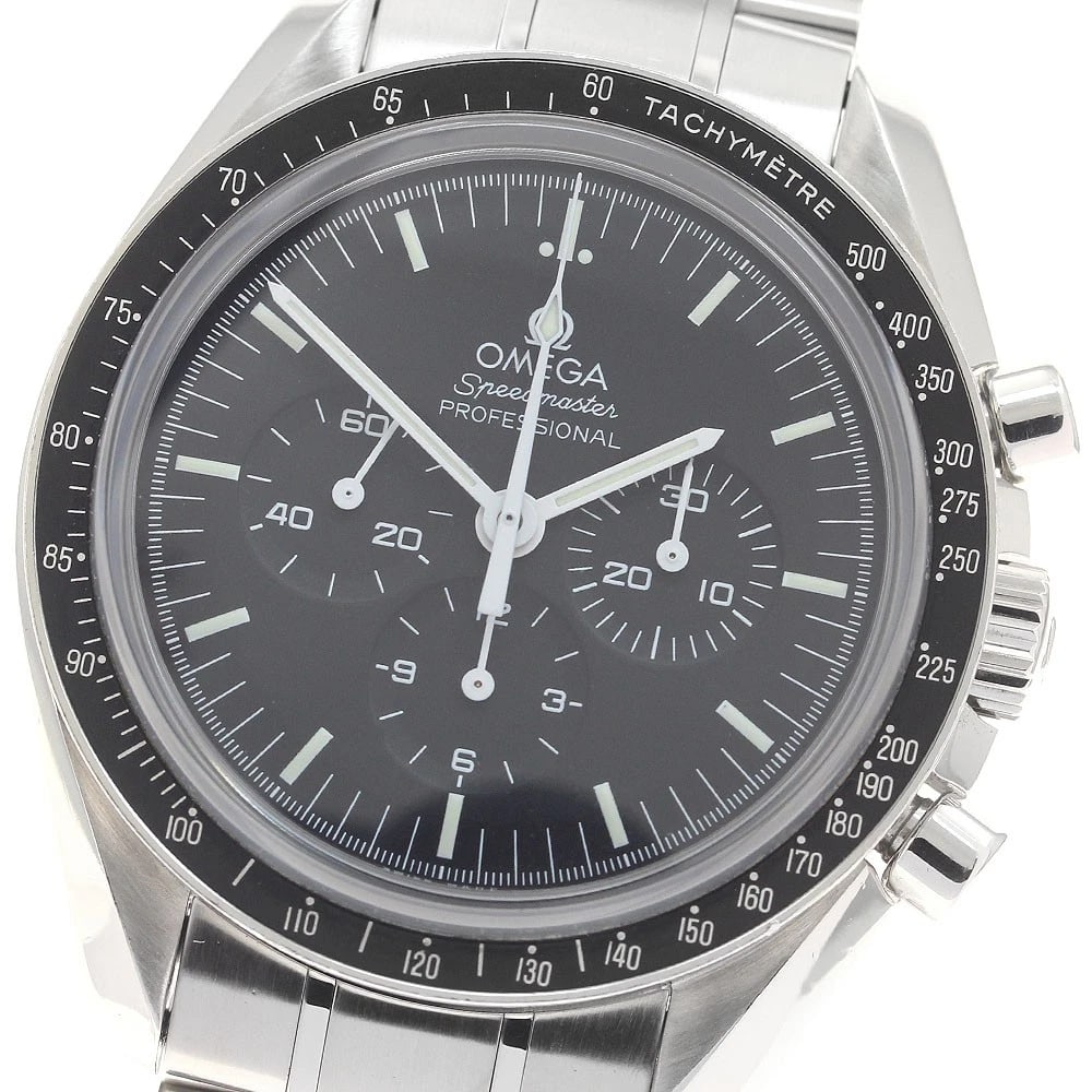 OMEGA SPEEDMASTER PROFESSIONAL WATCH: OMEGA Speedmaster Professional Watch Brand: OMEGA Type/Style: Wristwatch Material: Band Material Stainless Steel, Case Material Stainless Steel Color: Case Color Silver Band Color Silver Dial Color bl
