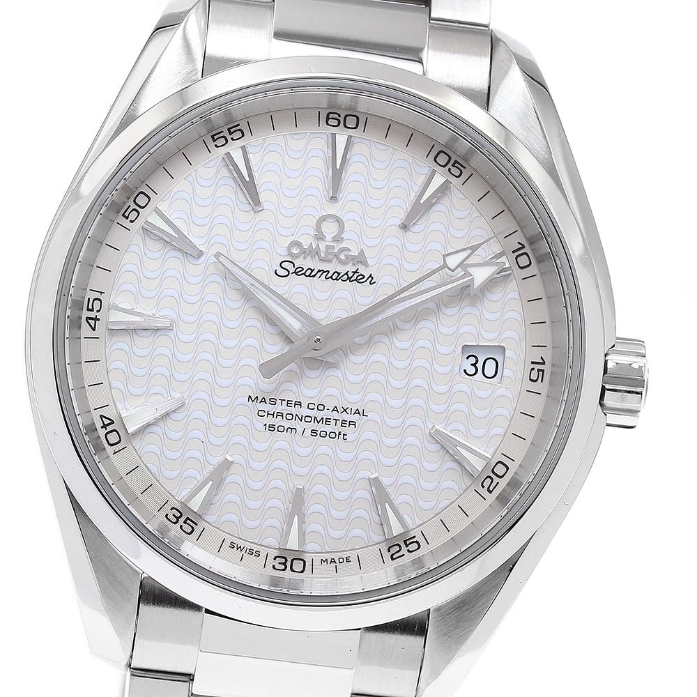 OMEGA SEAMASTER AQUA TERRA AUTOMATIC WATCH: OMEGA Seamaster Aqua Terra Automatic Watch Brand: OMEGA Type/Style: Wristwatch Material: Band Material Stainless Steel, Case Material Stainless Steel Color: Dial Color Silver Band Color Silver Case