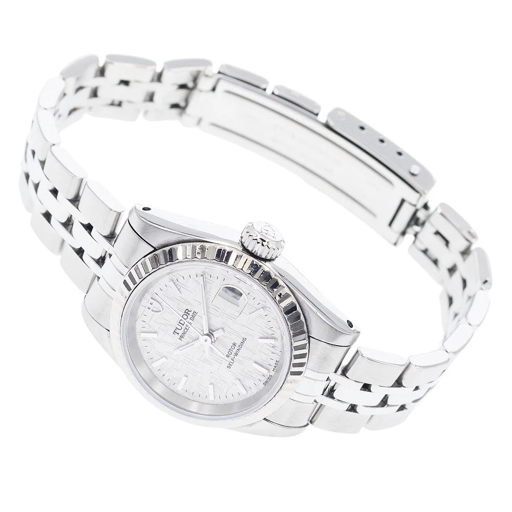 TUDOR PRINCESS DATE BEZEL SILVER AUTOMATIC WATCH - 2