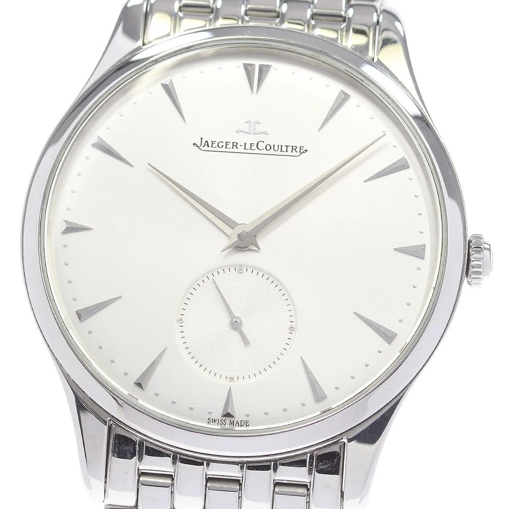 JAEGER-LECOULTRE MASTER STAINLESS STEEL WATCH: JAEGER-LECOULTRE Master Stainless Steel Watch Brand: JAEGER-LECOULTRE Type/Style: Wristwatch Material: Band Material Stainless Steel, Case Material Stainless Steel Color: Dial Color Silver Band Color