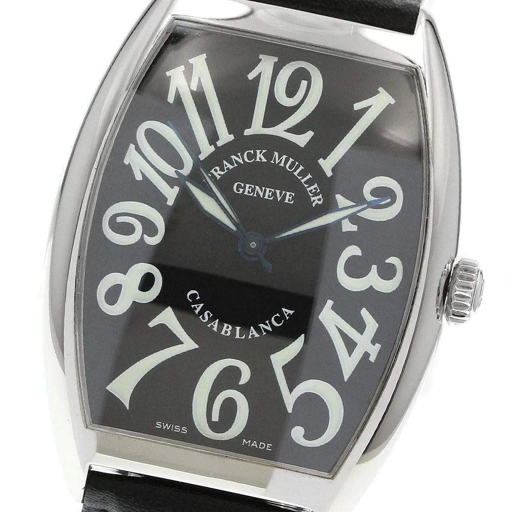 FRANCK MULLER BLACK AUTOMATIC WATCH: FRANCK MULLER black Automatic Watch Brand: FRANCK MULLER Type/Style: Wristwatch Material: Band Material leather, Case Material Stainless Steel Color: Dial Color black Band Color black Case Color