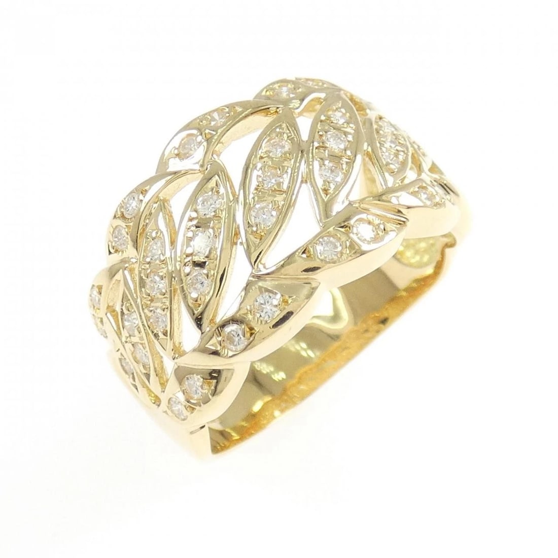 K18YG DIAMOND RING (1 of 3)