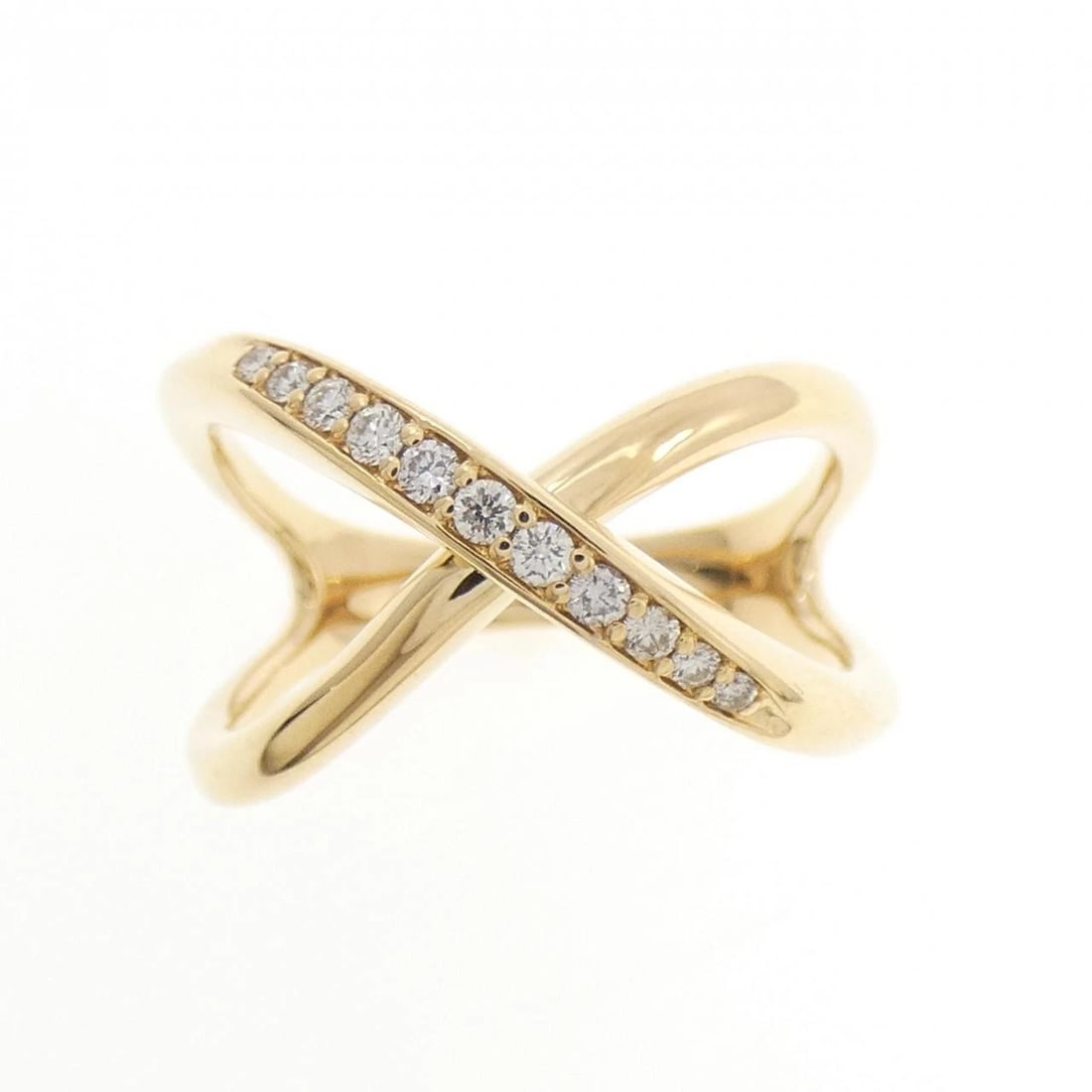 K18YG DIAMOND RING - 2