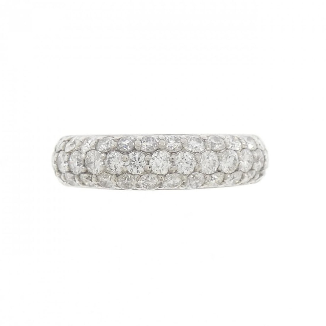 PT900 PAVE DIAMOND RING - 2