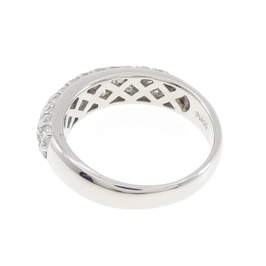 PT900 PAVE DIAMOND RING - 3