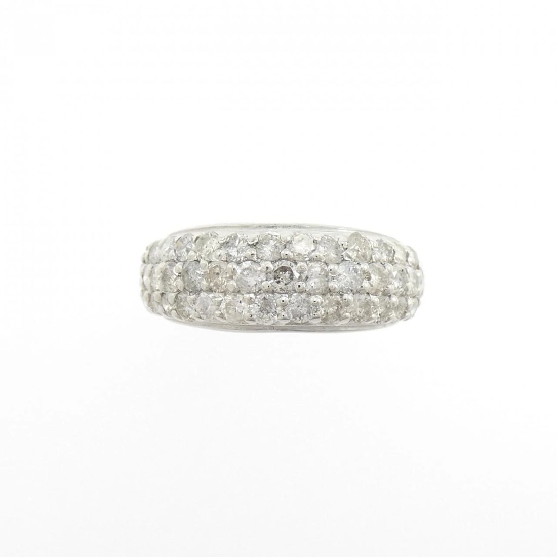 PT1000 PAVE DIAMOND PINKY RING: PT1000 Pave Diamond Pinky Ring Brand: Unbranded Type/Style: Diamond Ring Material: PT1000, Main Stone Sapphire Secondary Stone Diamond Color: Silver Size: US 6 1/2 Accessories: None Accessories