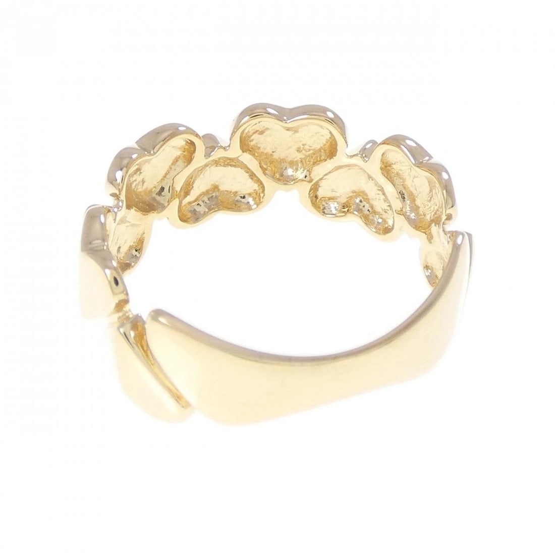 K18YG HEART RING - 3
