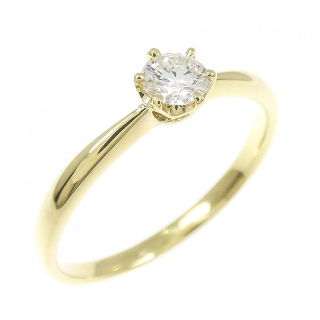 K18YG DIAMOND RING: K18YG Diamond Ring Brand: Unbranded Type/Style: Diamond Ring Material: 18K Yellow Gold, Color: Yellow Gold Size: US 7 Accessories: None Accessories Notice: When purchasing pre-owned goods, please