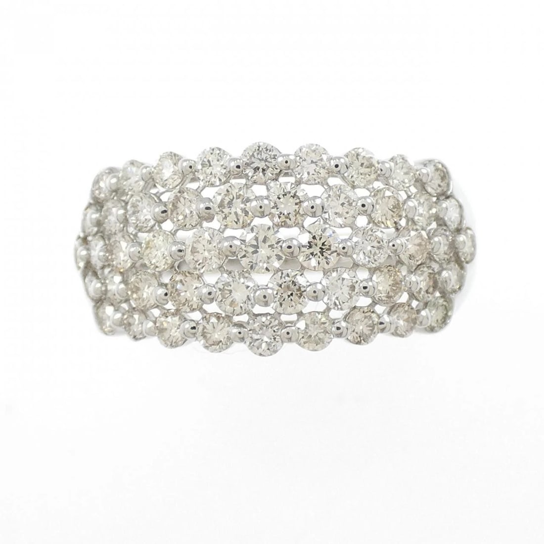 PT950 DIAMOND RING: PT950 Diamond Ring Brand: Unbranded Type/Style: Diamond Ring Material: PT950, Main Stone NATURAL Color: SILVER Size: US 6 1/2 Accessories: None Accessories Notice: When purchasing pre-owne