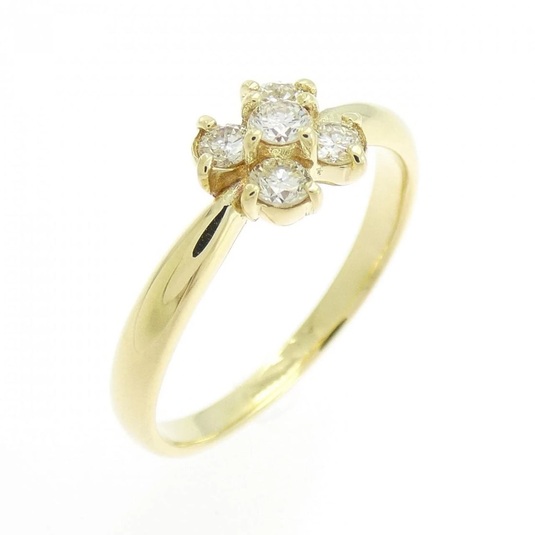 K18YG DIAMOND RING: K18YG Diamond Ring Brand: Unbranded Type/Style: Diamond Ring Material: 18K Yellow Gold, Main Stone Natural Color: Yellow Gold Size: US 6 1/2 Accessories: None Accessories Notice: When purchasing