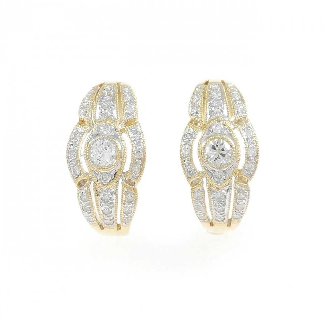 K18YG/K18WG DIAMOND PIERCE (1 of 3)