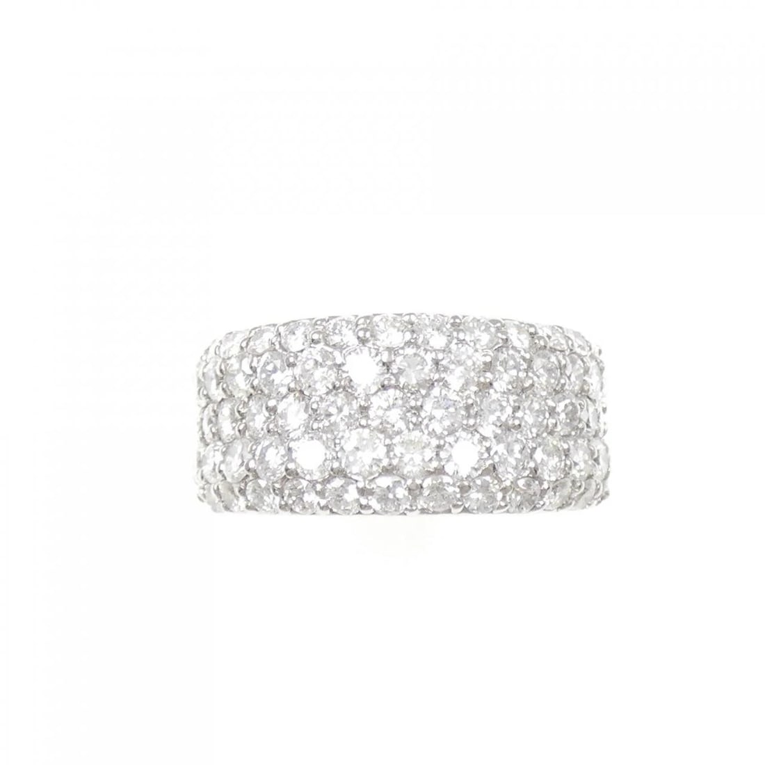 PT900 PAVE DIAMOND RING - 2