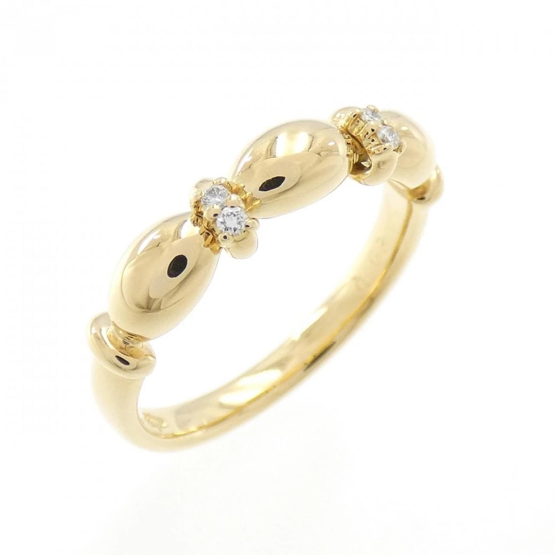 K18YG DIAMOND RING: K18YG Diamond Ring Brand: Unbranded Type/Style: Diamond ring Material: 18K Yellow Gold, Color: Yellow Gold Size: US 5 3/4 Accessories: None Accessories Notice: When purchasing pre-owned goods, please
