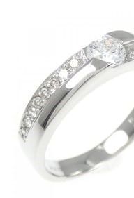 PT900 DIAMOND RING: PT900 Diamond Ring Brand: Unbranded Type/Style: Diamond Ring Material: PT900, Main Stone Natural Color: Silver Size: US 6 1/2 Accessories: None Accessories Notice: When purchasing pre-owned goods,