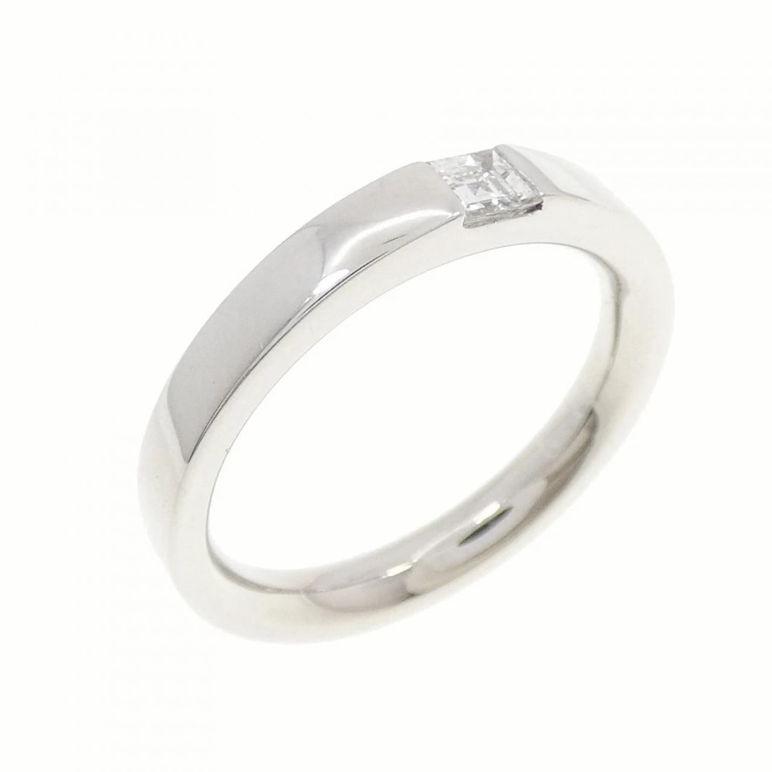 PT900 DIAMOND RING: PT900 Diamond Ring Brand: Unbranded Type/Style: Diamond Ring Material: PT900, Color: silver Size: US 6 1/4 Accessories: None Accessories Notice: When purchasing pre-owned goods, please ref