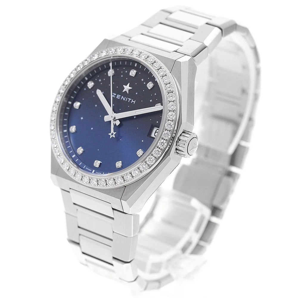 ZENITH DEFY DIAMOND BEZEL AUTOMATIC WATCH - 2