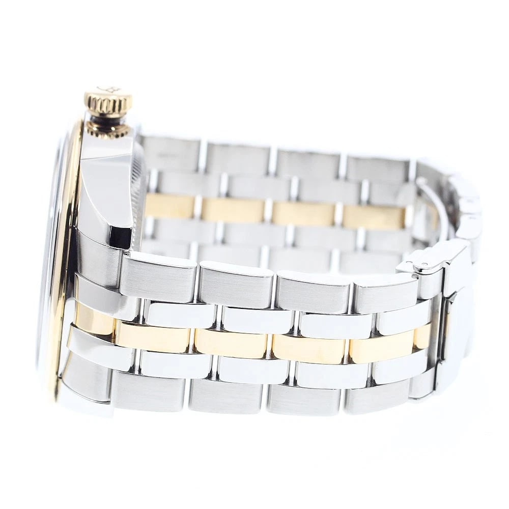 TUDOR GLAMOR DATE SILVER AUTOMATIC WATCH - 3