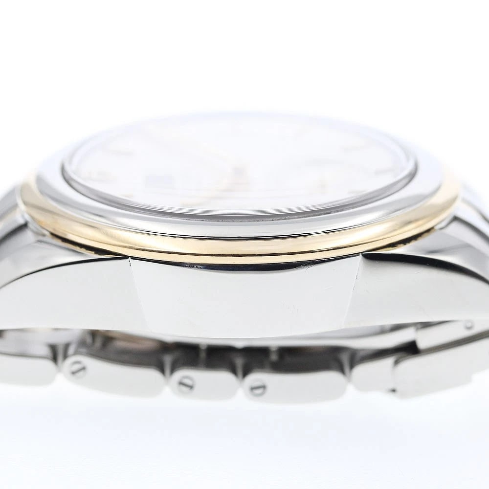 TUDOR GLAMOR DATE SILVER AUTOMATIC WATCH - 5