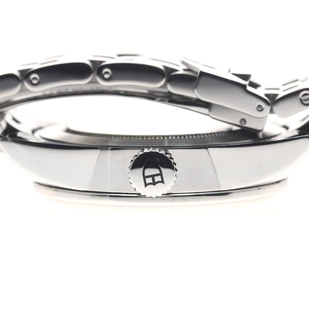 TUDOR GLAMOR DATE SILVER AUTOMATIC WATCH - 4